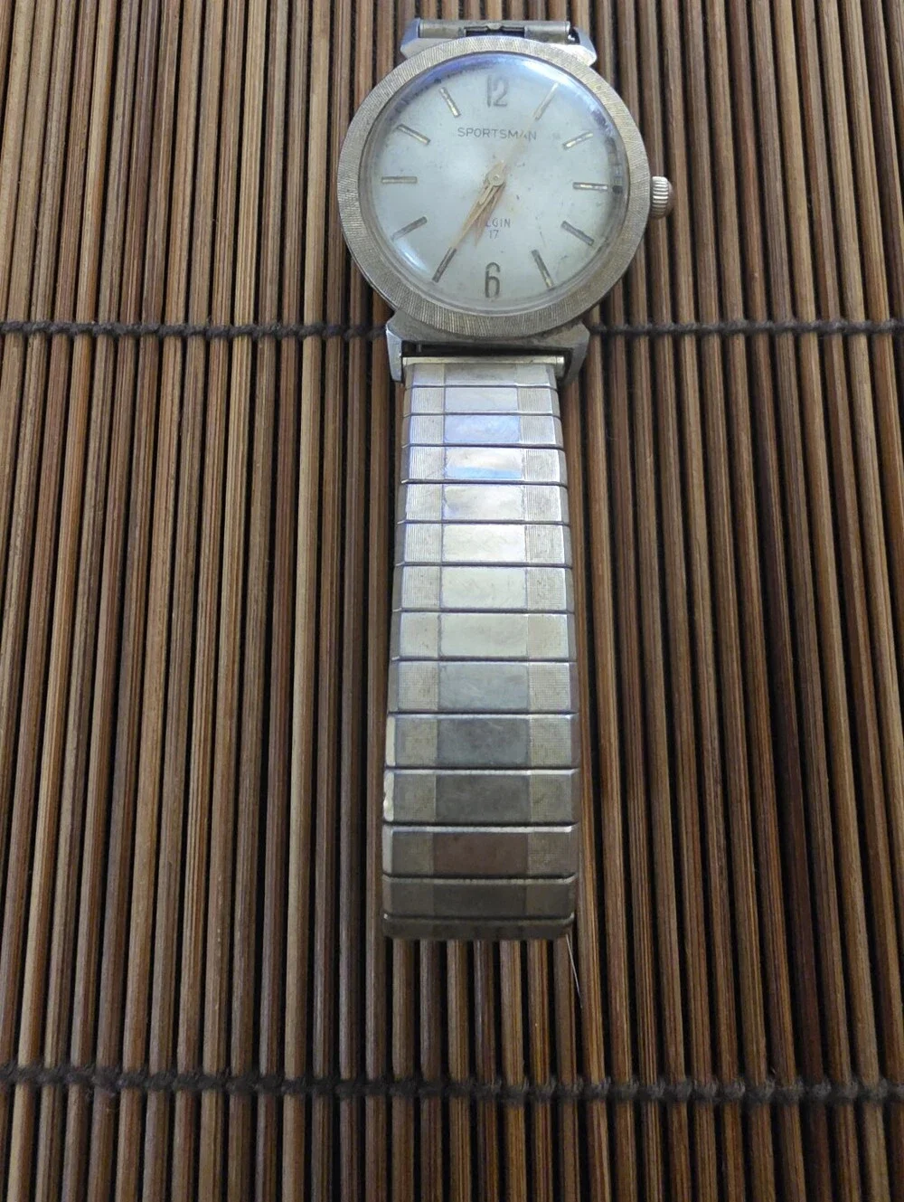 Sportsman Elgin 17 Goldtone Watch (Vintage)